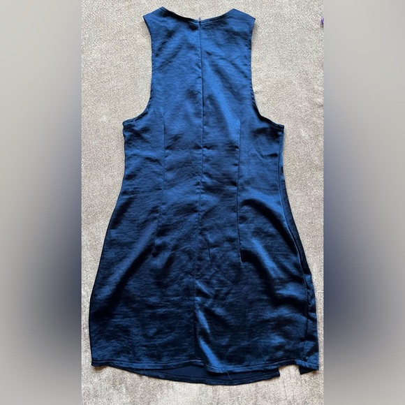 Motel Rocks Satin Slit Mini Dress - Picture 7 of 12